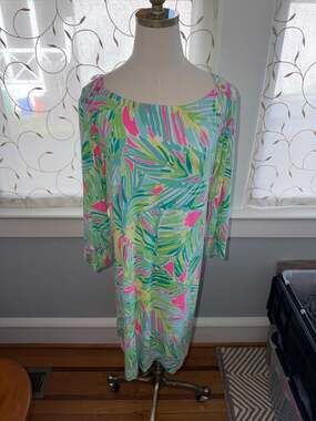 Lilly Pulitzer Sophie UPF 50+ Dress in Tropical Storm